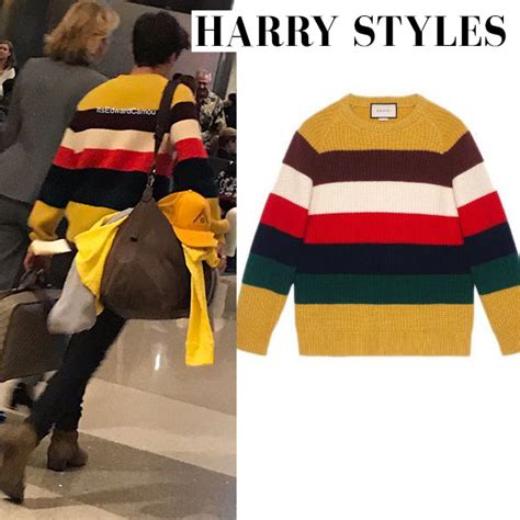 harry gucci yellow sweater|harry styles sweater vest outfit.